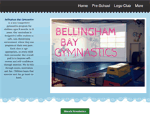 Tablet Screenshot of bellinghambaygymnastics.com